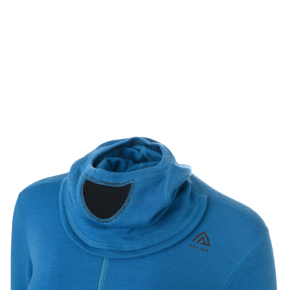 Aclima Women's WarmWool Hoodsweater with Zip Corsair/Marengo