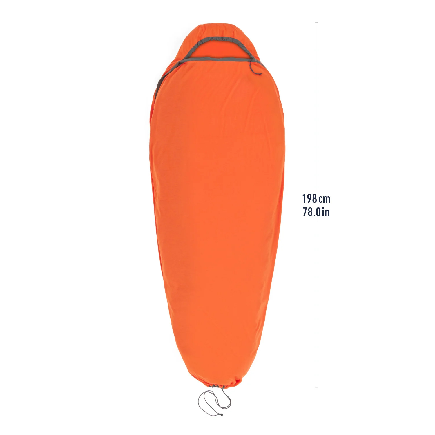 Sea To Summit Reactor Extreme Sleeping Bag Liner Compact Spicy Orange