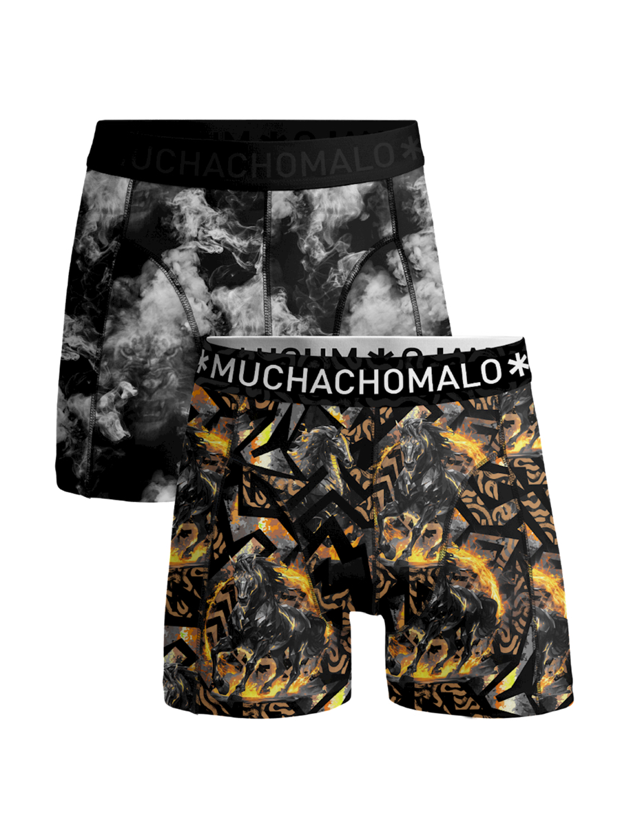 Muchachomalo 1010 Fireelem 2pk Boxer Print/print