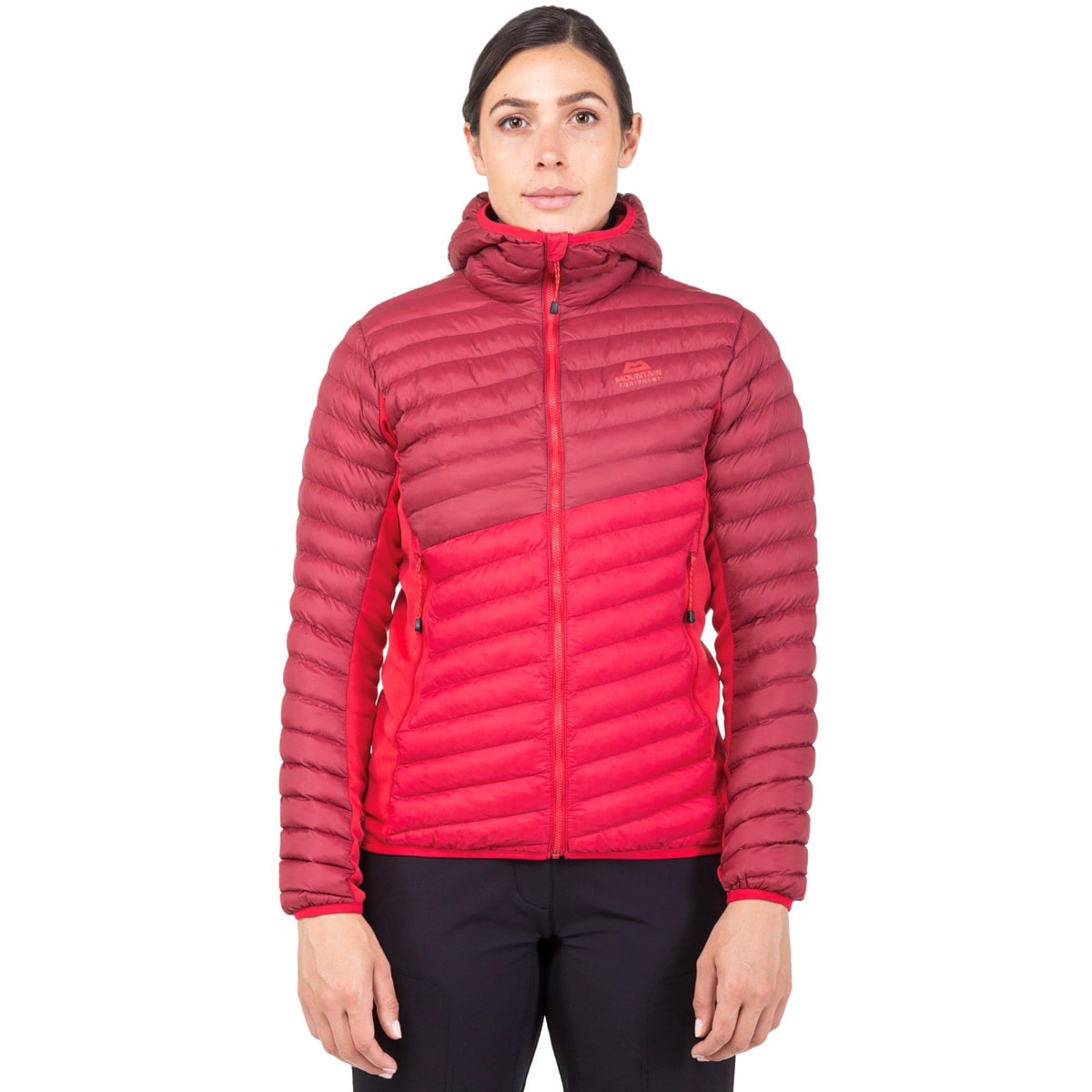 Mountain Equipment Particle Hooded Wmns Jacket Capsicum/Tibetanred