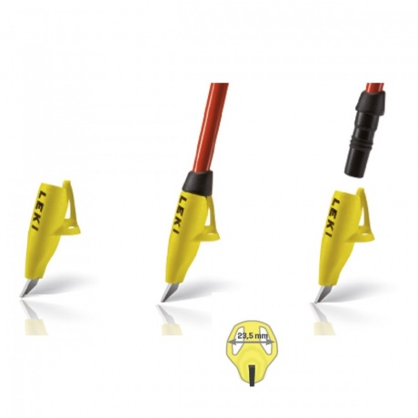 Leki Fin Vario Rollerspitze Yellow