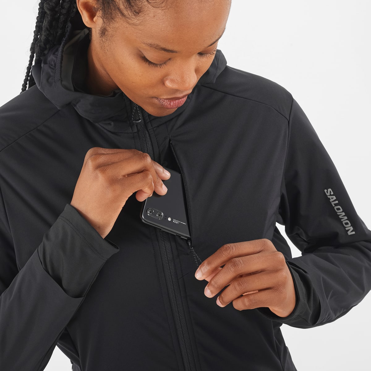 Salomon Women's Light Shell Jacket Black