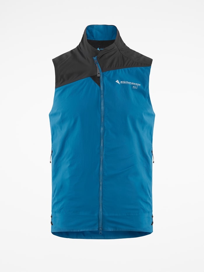 Klättermusen Men's Nal Vest Blue Sapphire/Raven