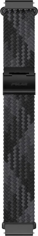 Polar Braided Yarn Wristband, 20 mm Black