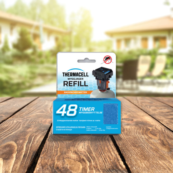 ThermaCELL Mot Mygg Backpacker Refill 48 Timer