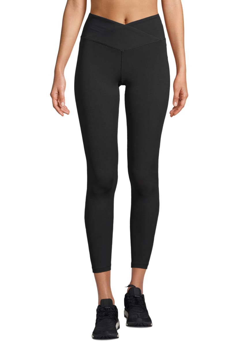 Casall Overlap High Waist Tights Black