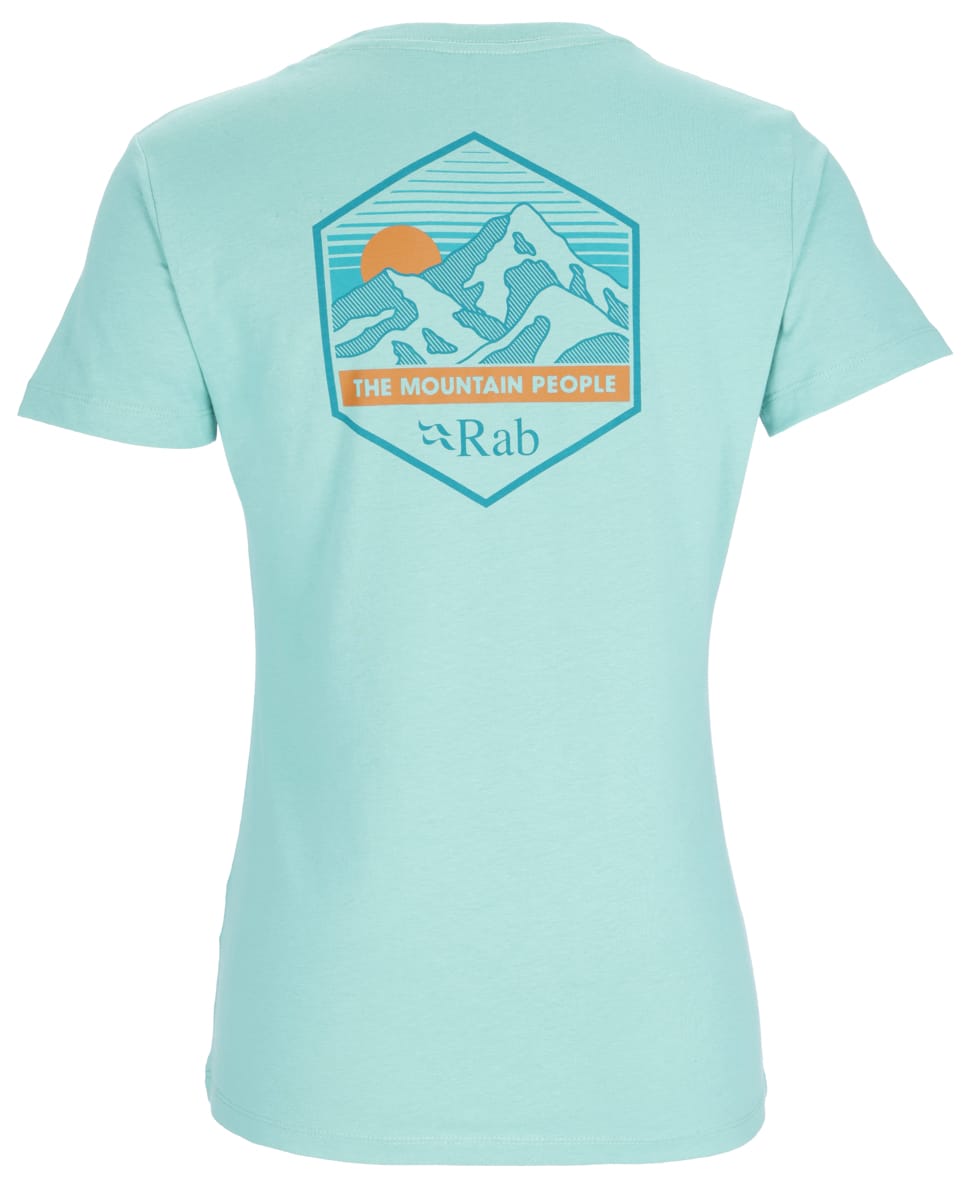 Rab Stance Mountain Peak Tee Wmns Meltwater