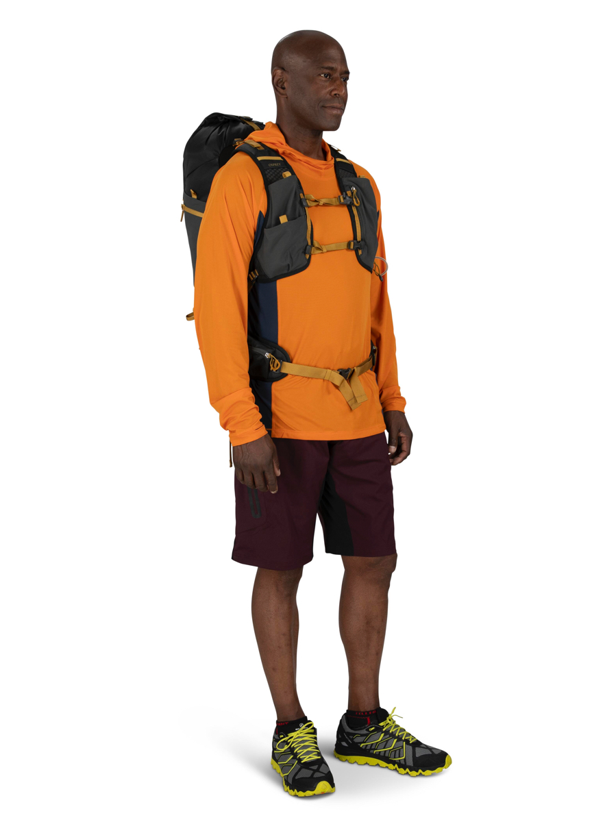 Osprey Talon Velocity 30 Dark Charcoal/tumbleweed Yellow