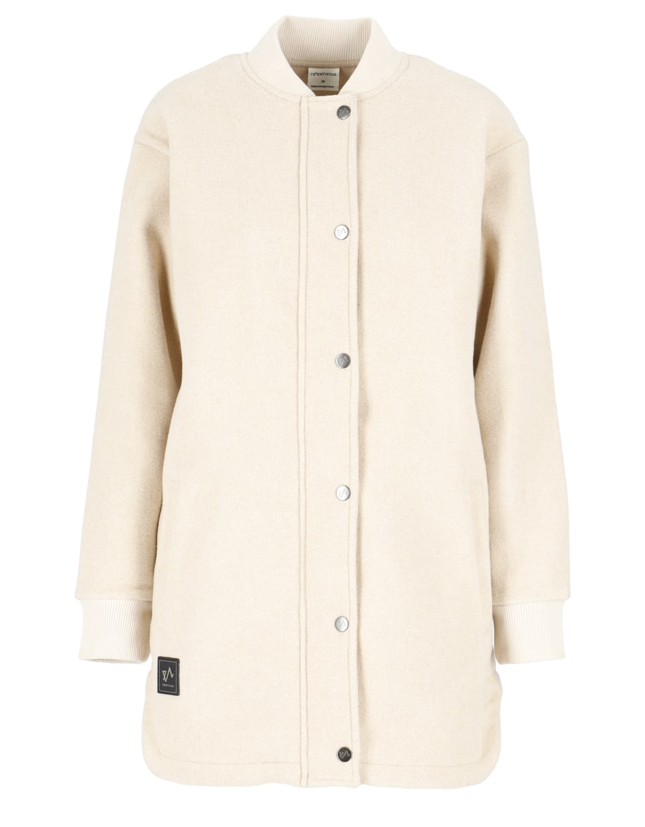 Twentyfour Mode Wool Bomber D Gråhvit