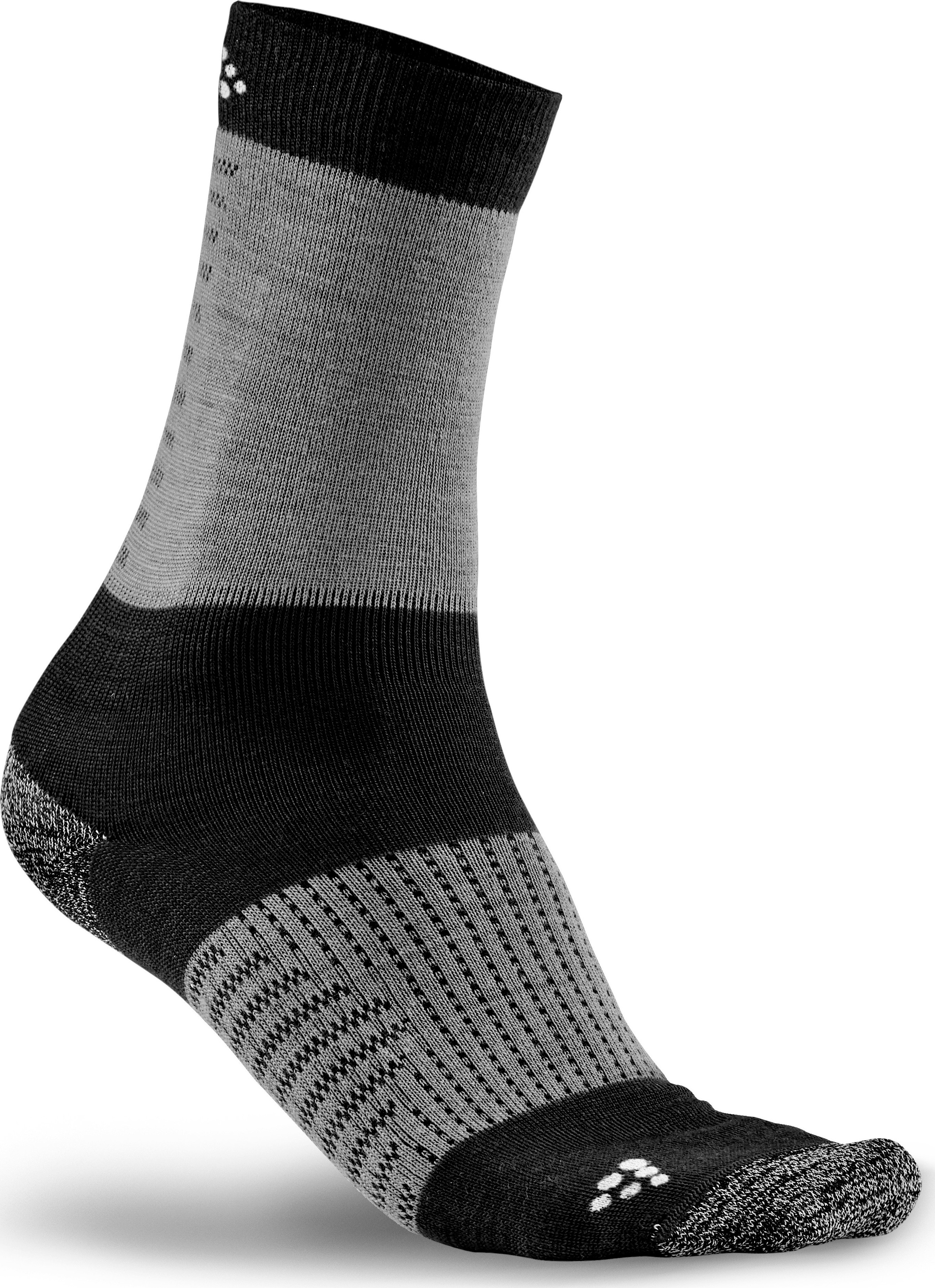 Craft XC Training Sock Black/Dark Grey Melange