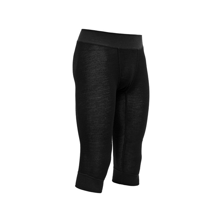 Devold Men's Wool Mesh 3/4 Long Johns Caviar