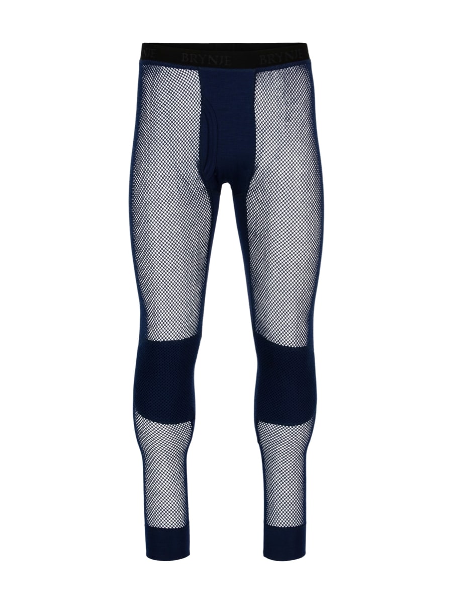 Brynje Unisex Super Thermo Longs with Inlay On Knee Navy
