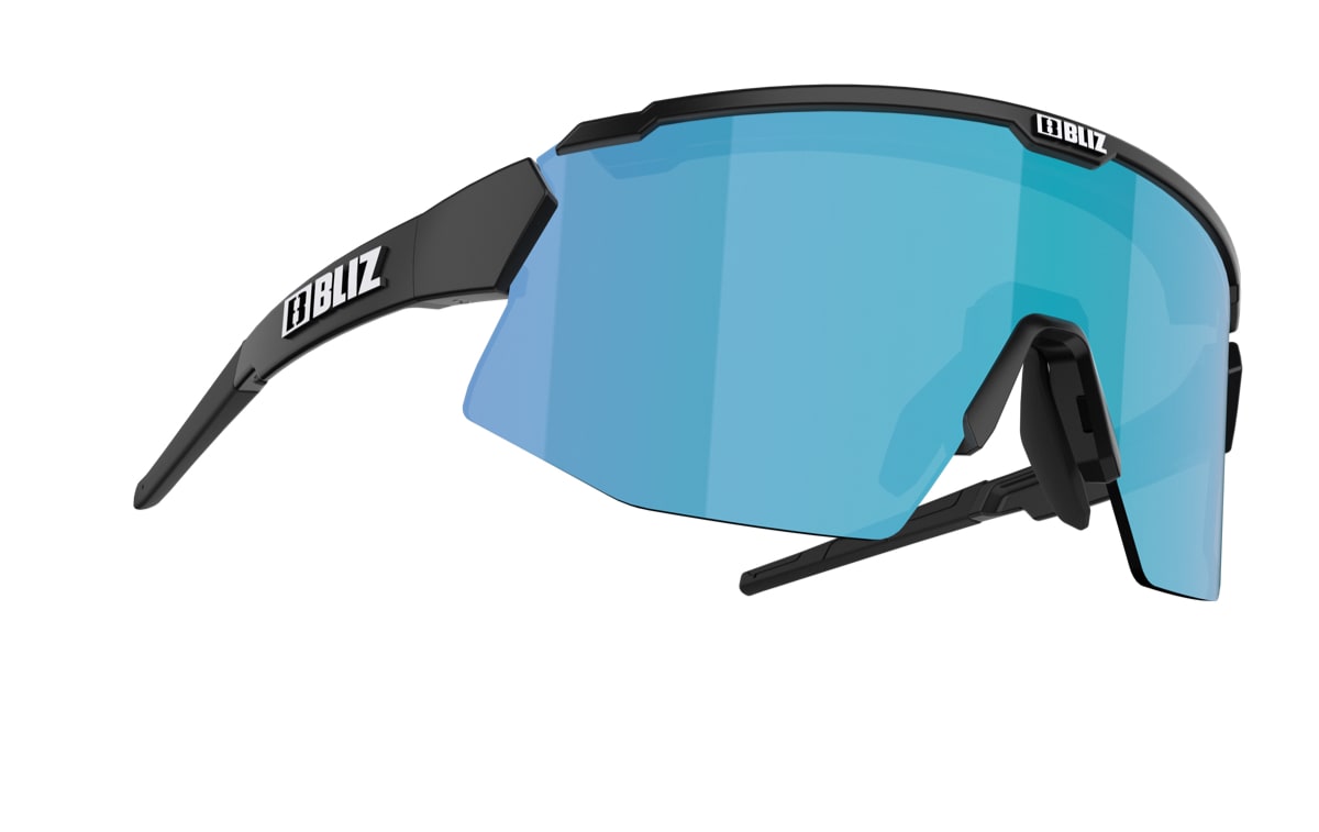 Bliz Breeze Small Matt Black/Brown with Blue Multi