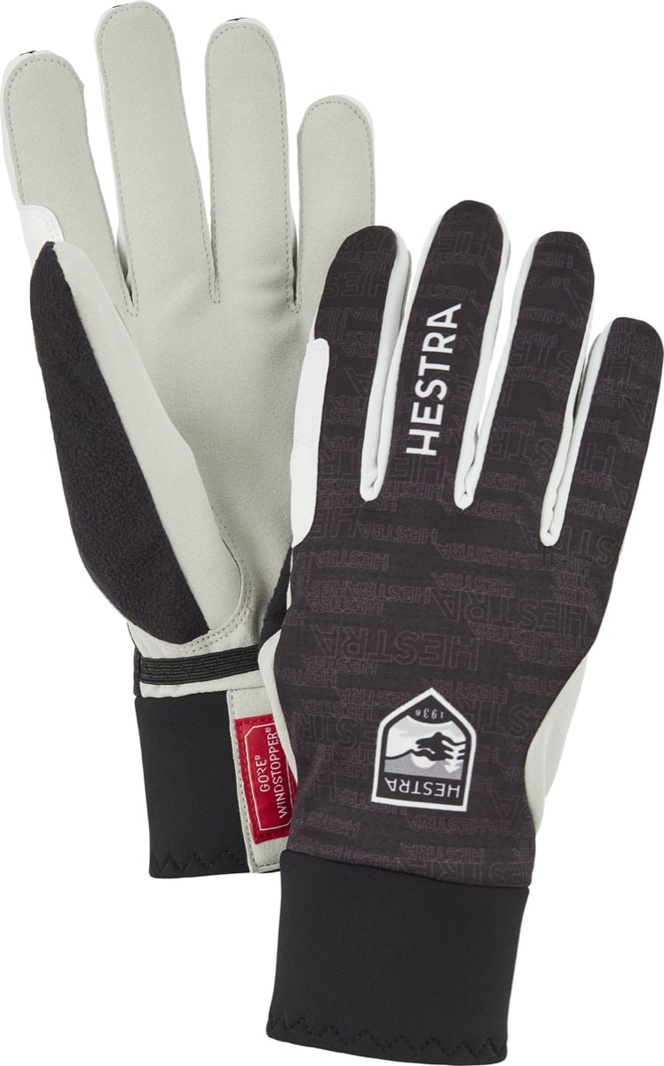 Hestra Windstopper Active Grip - 5 Fi Black Print