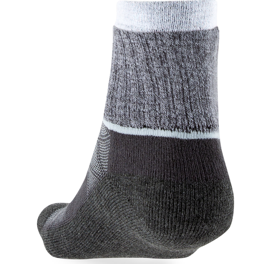 Injinji Women's Liner + Runner Mini-Crew Gray