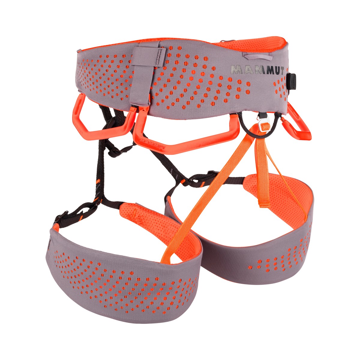 Mammut Comfort Fast Adjust Harness Women Shark/Safety Orange