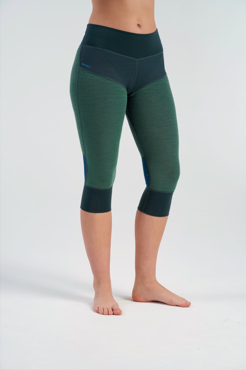 Devold Women's Tuvegga Merino 3/4 Long Johns Woods