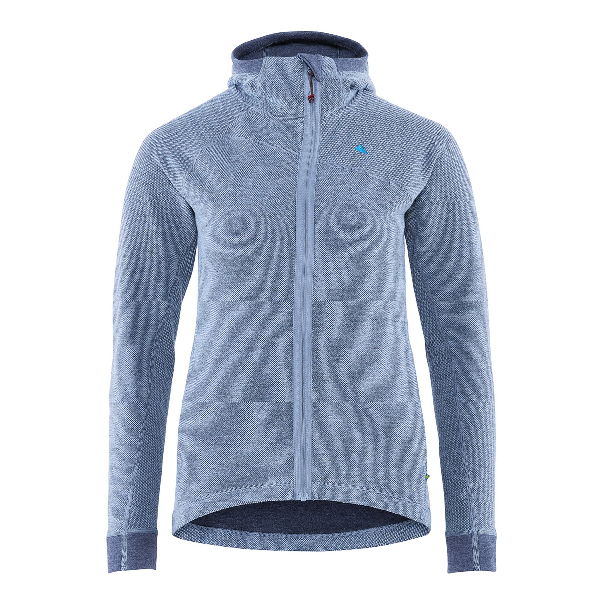 Klättermusen Women's Hödur Hooded Zip Faded Blue