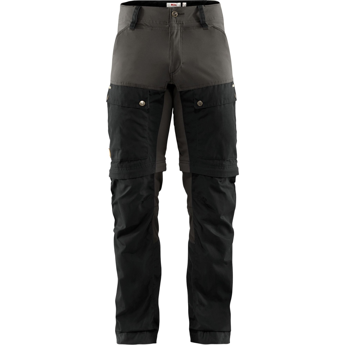 Fjällräven Men's Keb Gaiter Trousers Long Black/Stone Grey