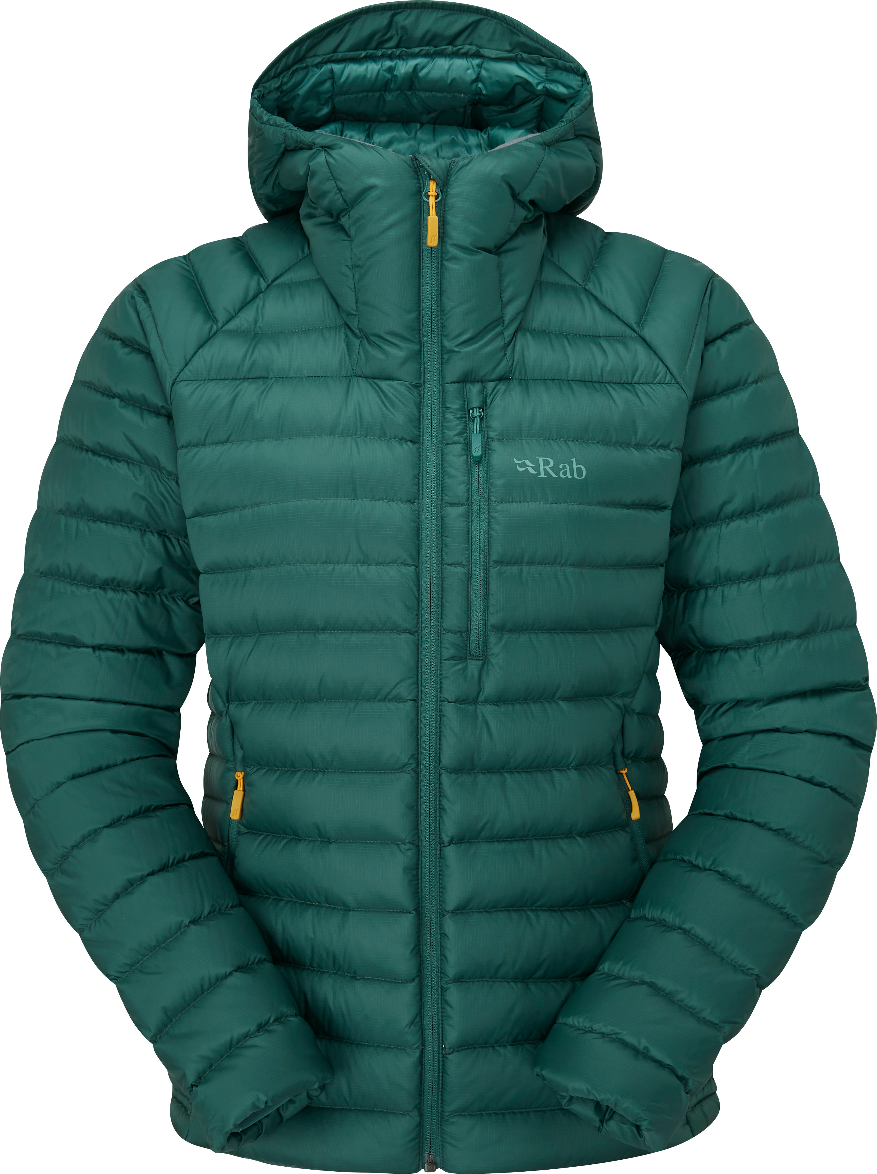 Rab Women's Microlight Alpine Down Jacket Green Slate