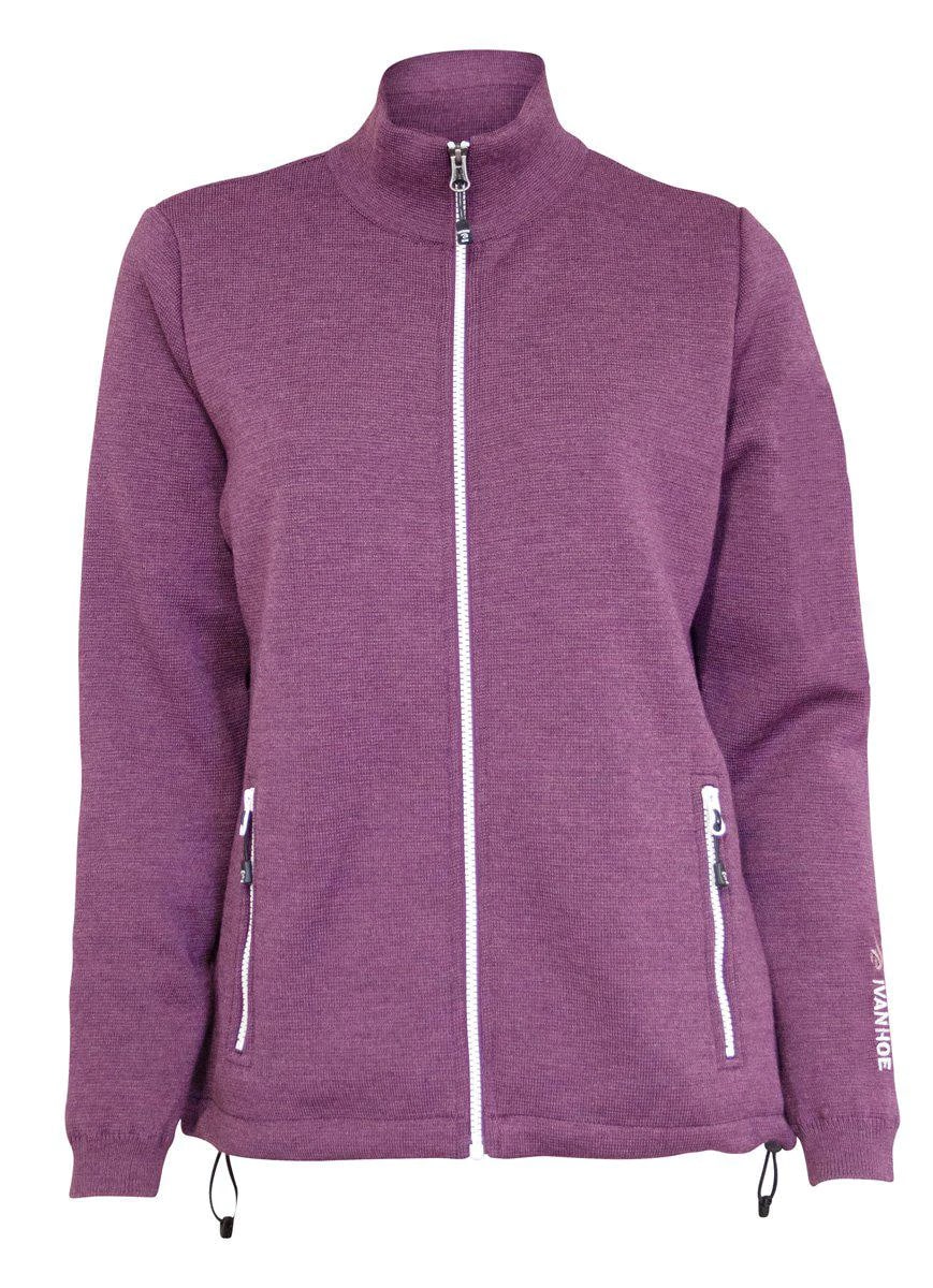 Ivanhoe Women's Flisan Full Zip Purple