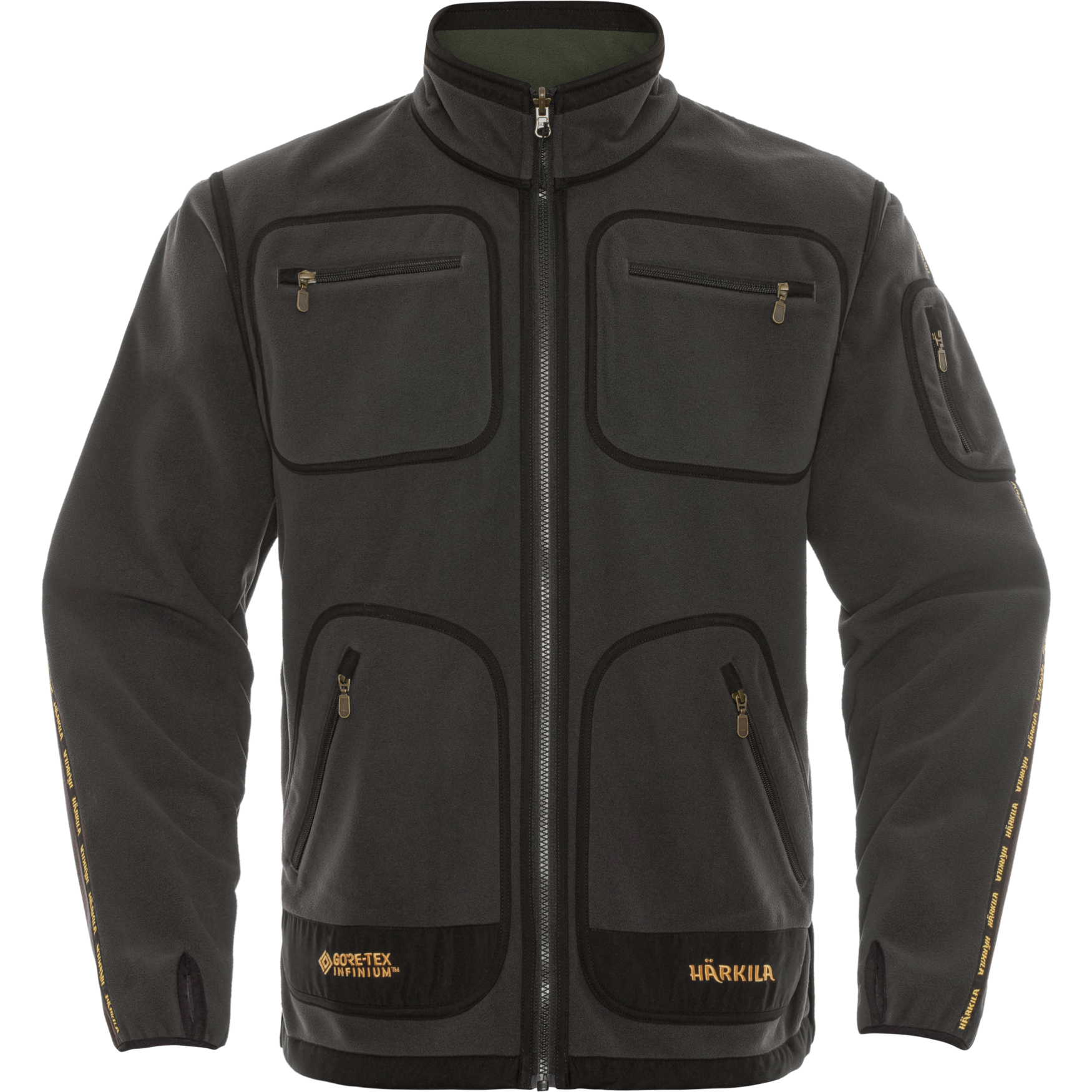 Härkila Men's Kamko Fleece Grey/Green