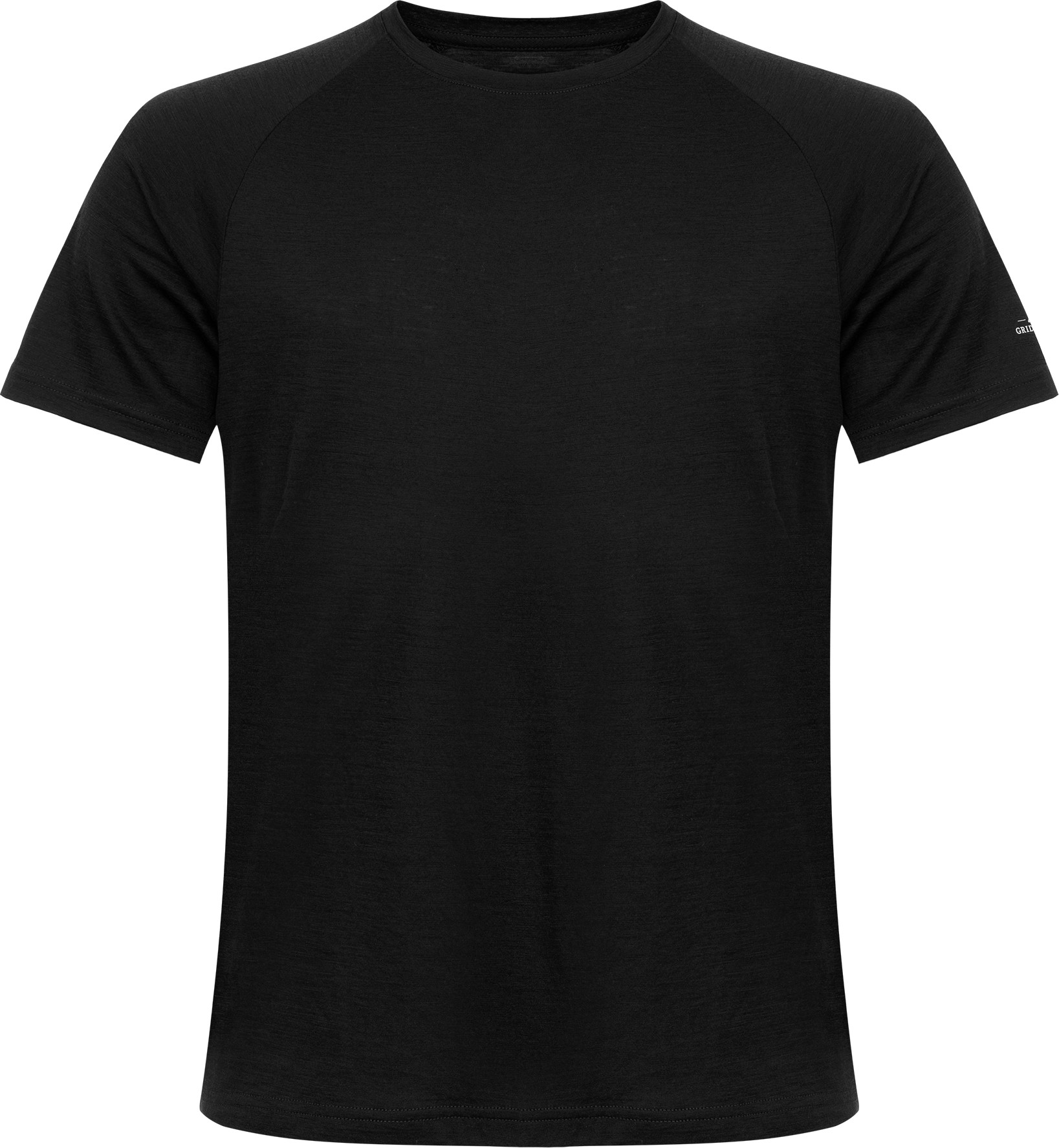 Gridarmor Men's Thin Merino Tee Black Beauty