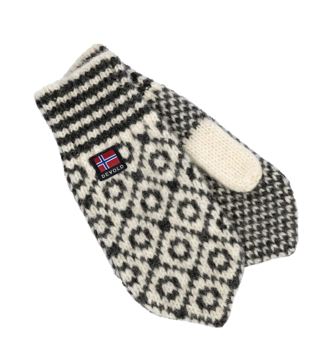 Devold Svalbard Mittens Hindberry/Offwhite