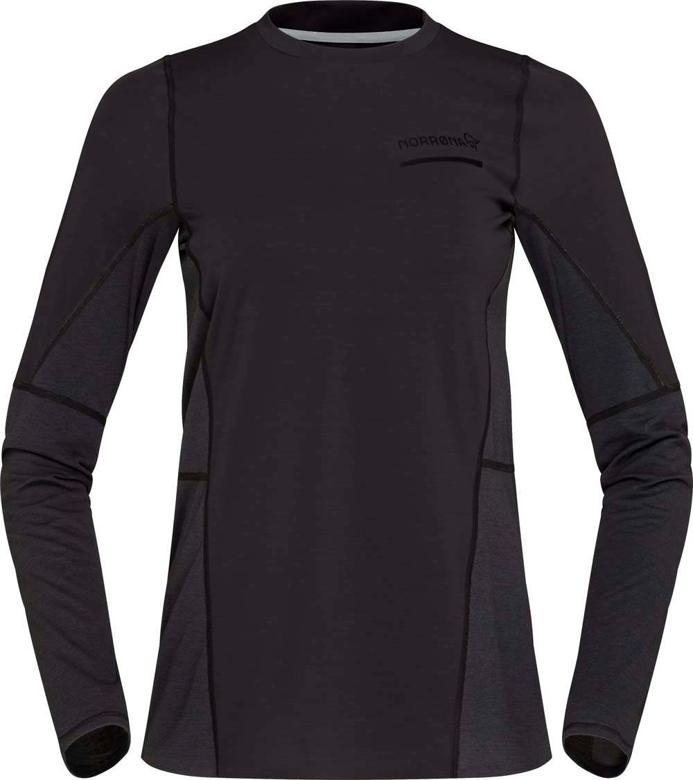 Norrøna Women's Senja Equaliser Lightweight Long Sleeve Caviar