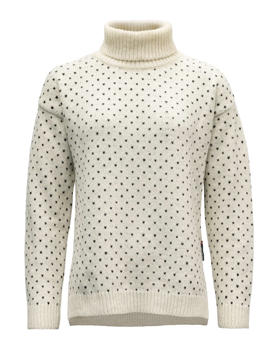 Devold Sørisen Wool Sweater Wmn Off White/Ink