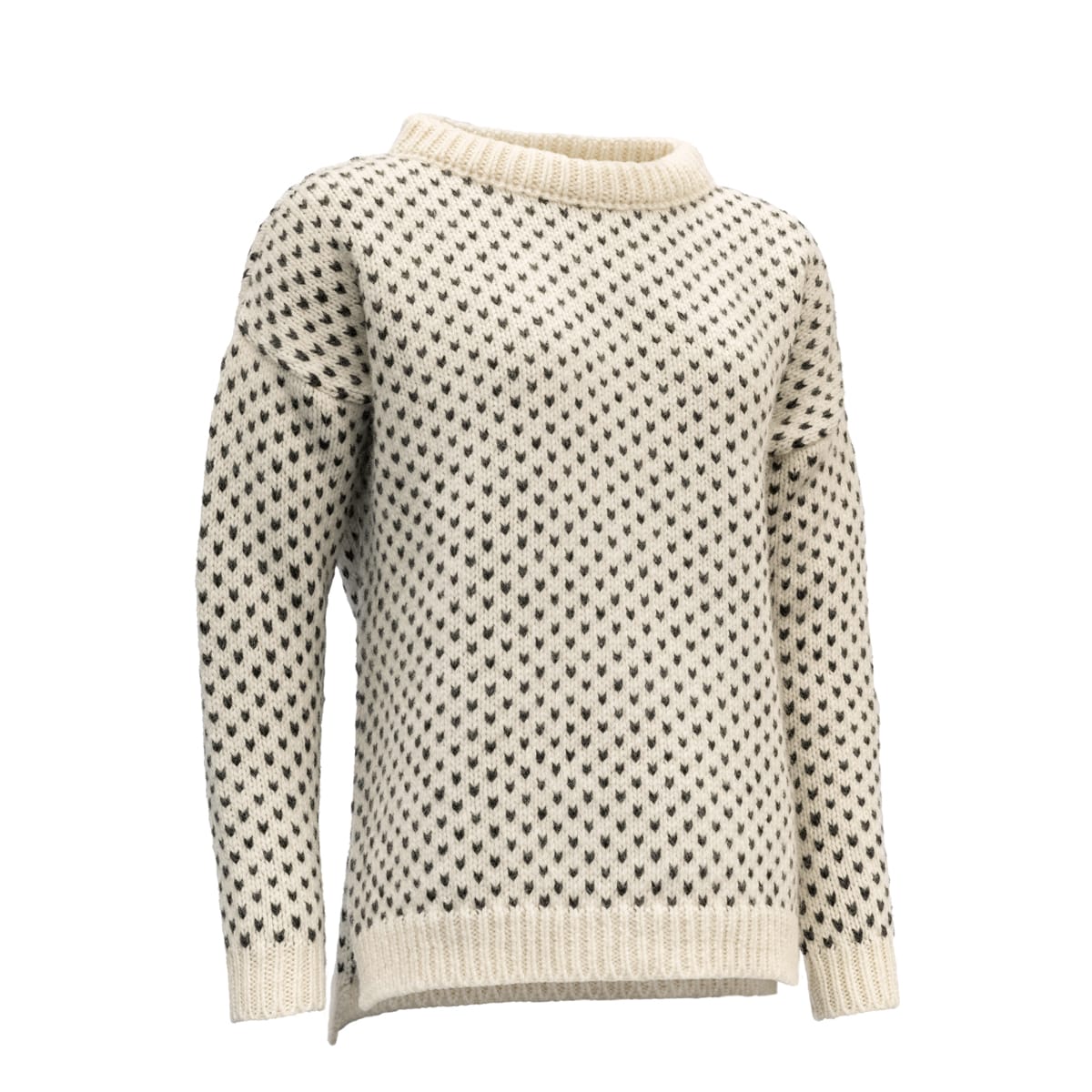 Devold Nordsjø Womans Split Seam Sweater Offwhite