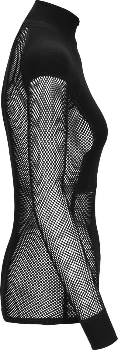 Brynje Women's Wool Thermo Zip Polo Black
