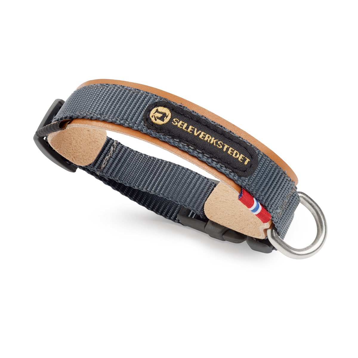 Seleverkstedet Seleverkstedet Secure dog collar Grå/brun