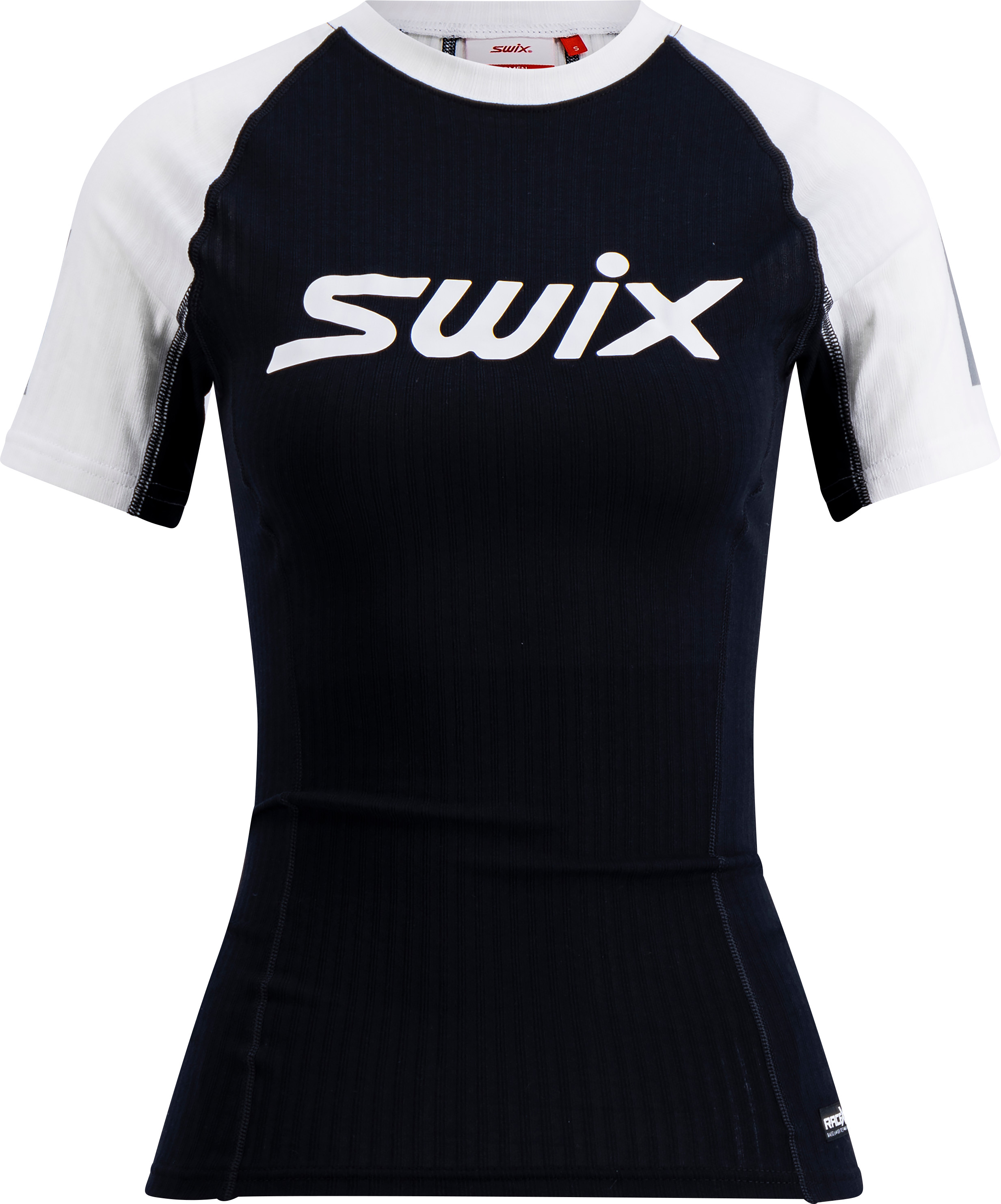 Swix Women's Roadline RaceX Short Sleeve Black/Bright White