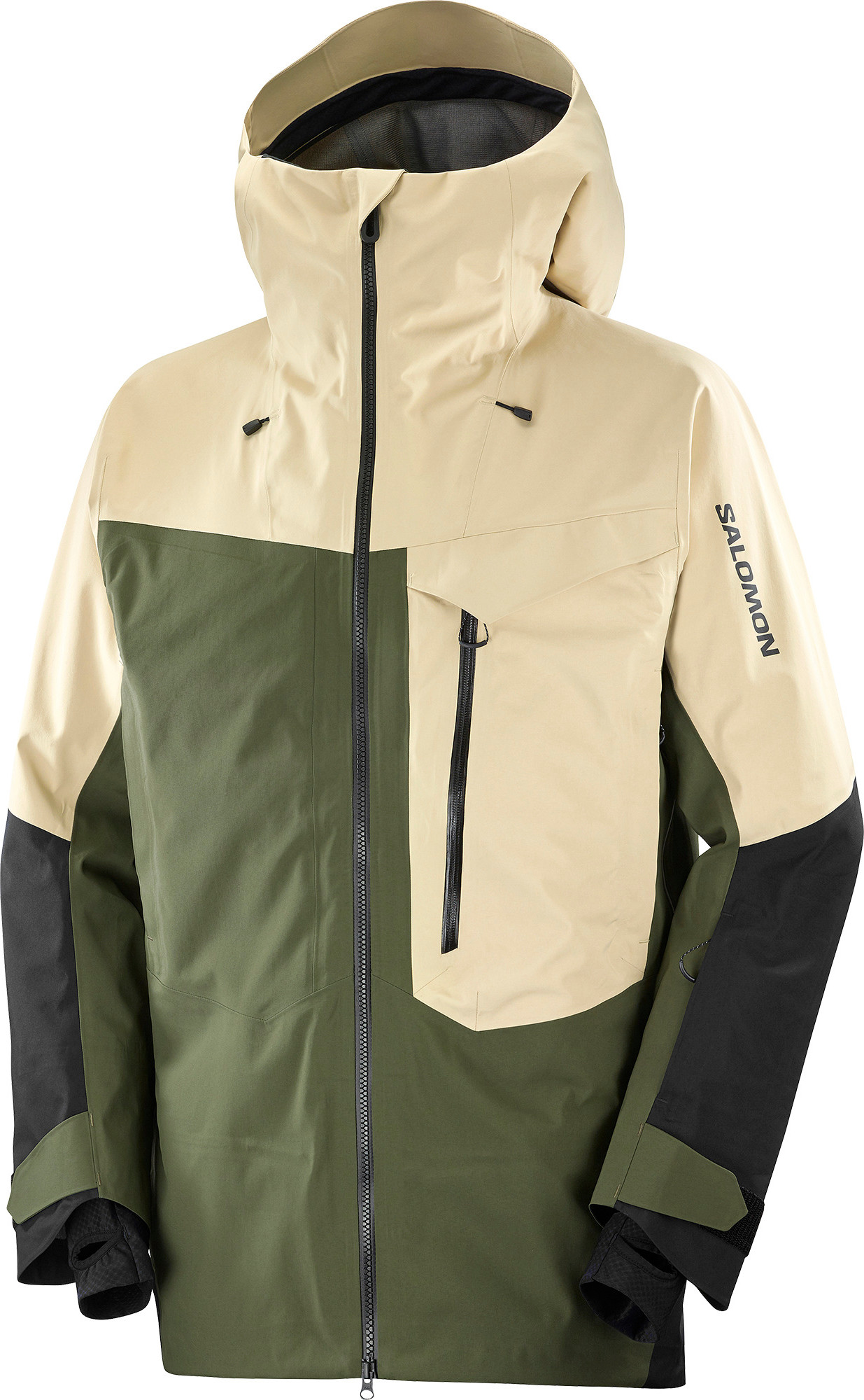 Salomon Men's Moon Patrol GORE-TEX Jacket White Pepper / Grape Leaf / Deep Black