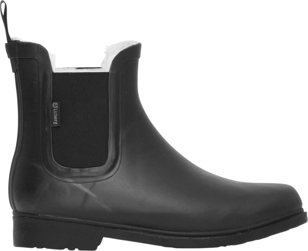 Urberg Womens Malme Rubber Fleece Boots Black Beauty