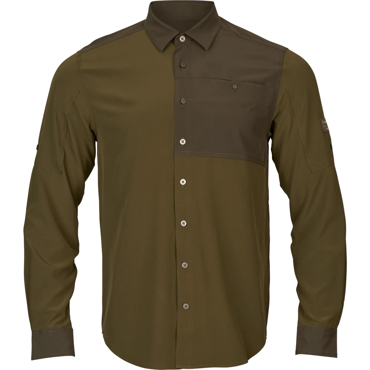 Härkila Logmar Lettvekts L/S-Skjorte Dark Olive/willow Green