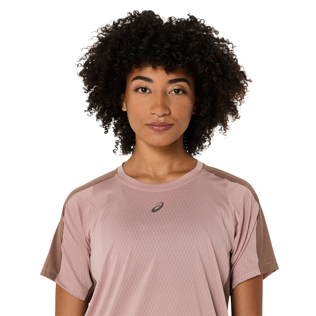 Asics Wms Fujitrail Elite Ss Top Neutral Pink/taupe Grey