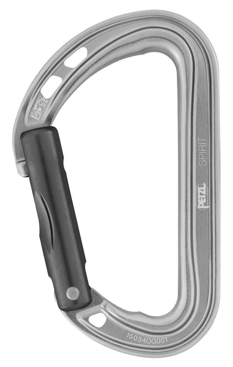 Petzl Spirit Carabiner Straight Gray