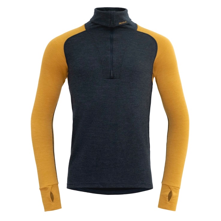 Devold Men's Expedition Merino Silk Zip Ink/Arrowwood