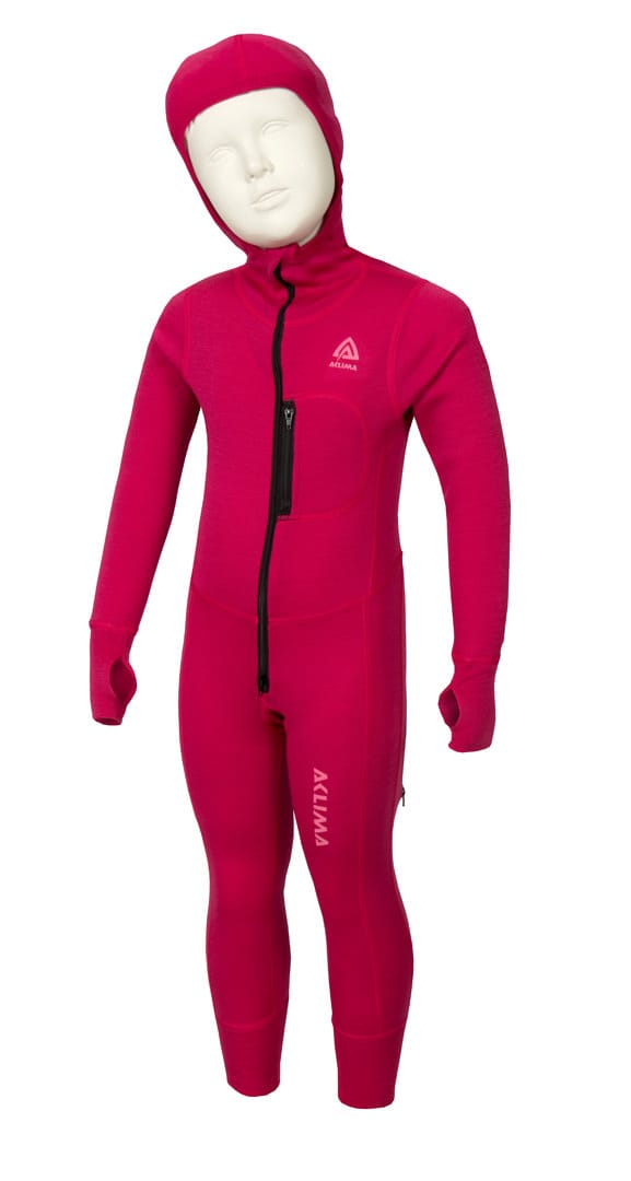Aclima Kids' Warmwool Overall Jet Black
