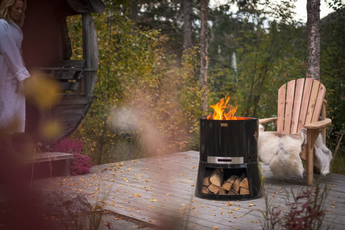 Espegard Bålbrennar Pilar Premium 50 Sort