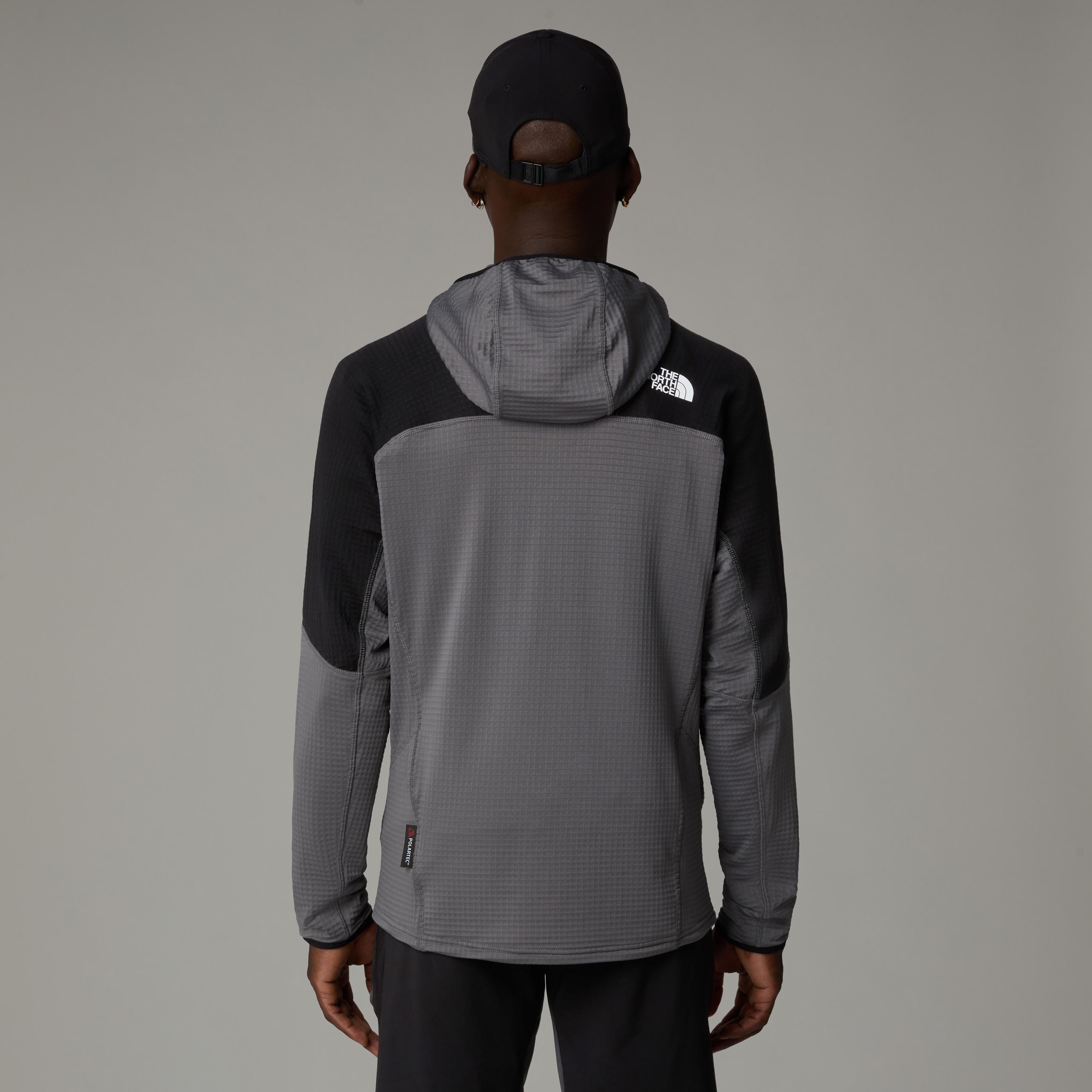 The North Face M Stormgap Powergrid Hoodie Smoked Pearl/Tnf Black
