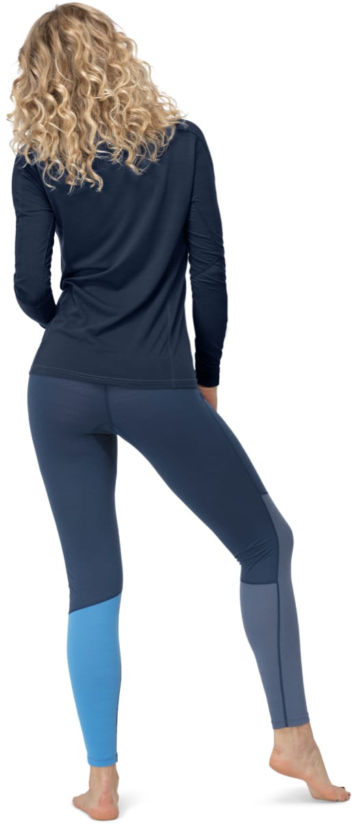 Norrøna Women's Falketind Equaliser Merino Round Neck Indigo Night