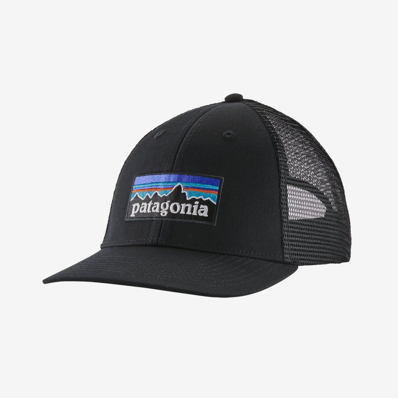Patagonia P-6 Logo Trucker Hat Black