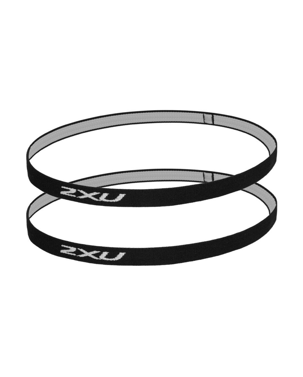 2XU Skinny Headband 2 Pack Black/White