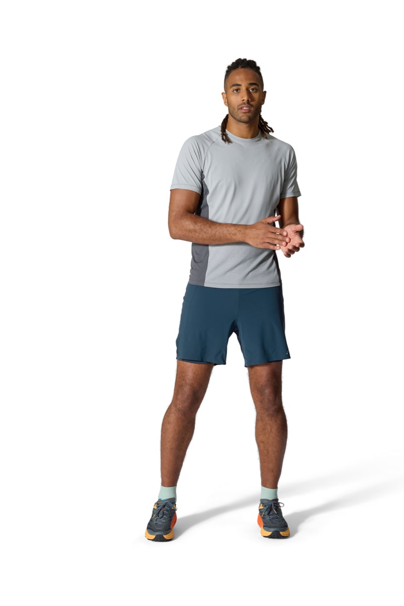 Rab Trail Tee Dark Pewtwer/Graphene