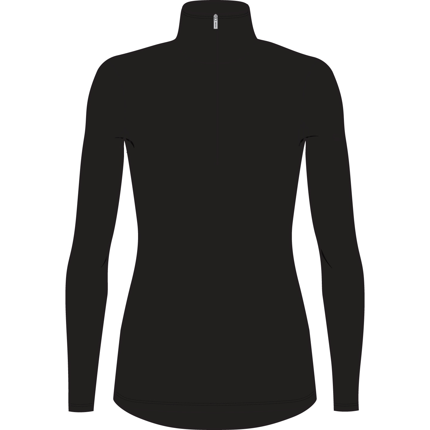 Icebreaker Women's Merino 260 Tech Long Sleeve Half Zip Thermal Top Black