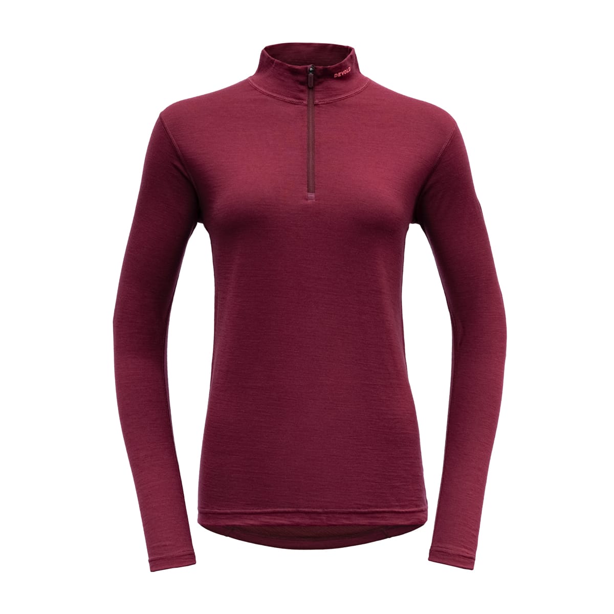 Devold Breeze Woman Half Zip Neck Beetroot