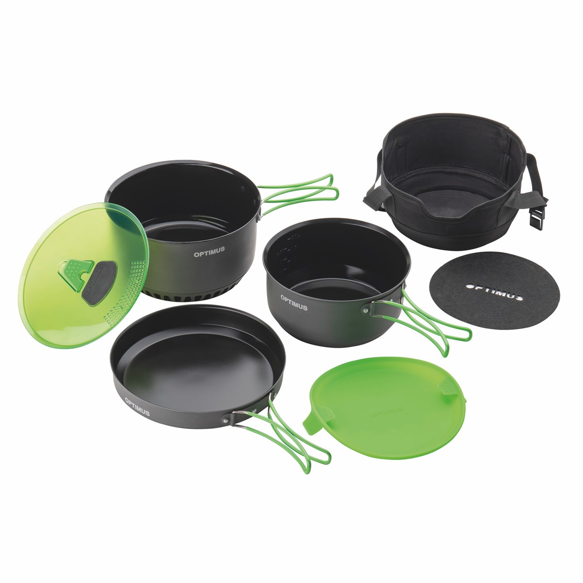Optimus Terra Camp 4 Pot Set Grey